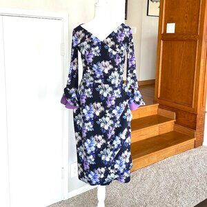 Chiara Boni La Petite Robe Floral Print Cocktail Dress